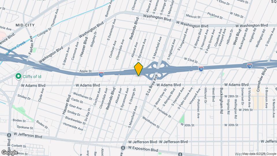 2523 S Orange Dr Mapa y Detalles de la Ubicación