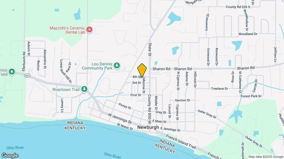 624 Monroe St Map and Location Details