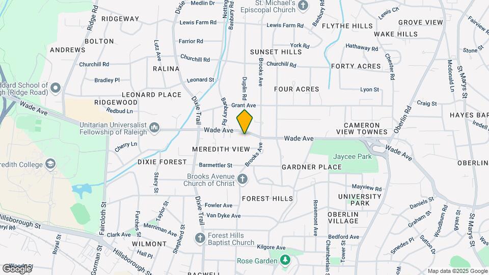 2817 Wade Ave Map and Location Details