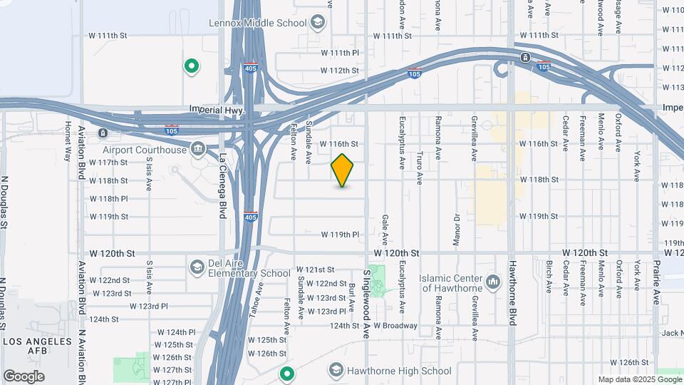 4843 W 118th Pl Map and Location Details