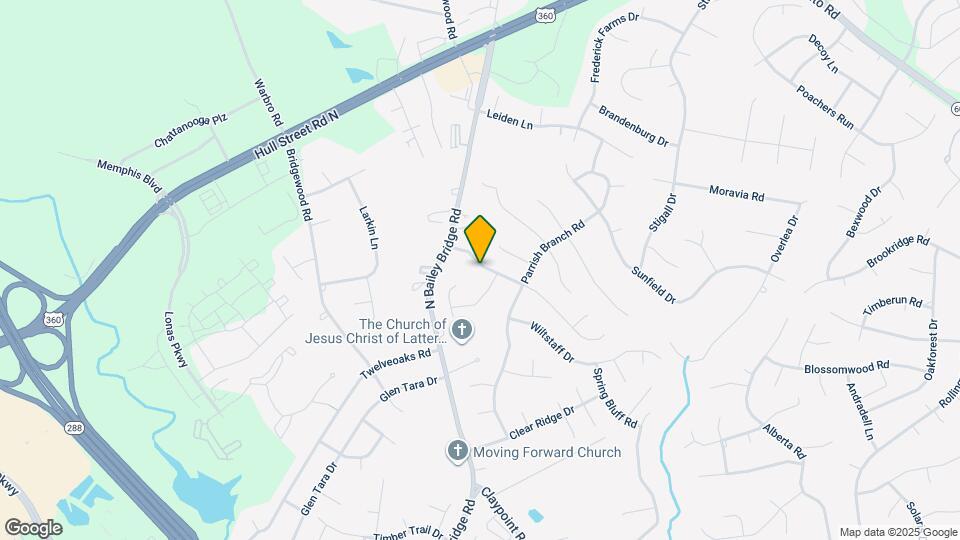 11713 Bailey Woods Dr Map and Location Details