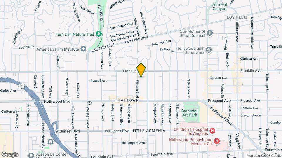 1824-1834 Winona Blvd Map and Location Details