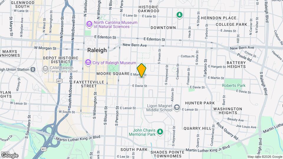 312 Chavis Way Map and Location Details