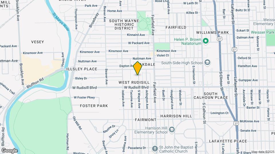 3714 S Wayne Ave Mapa y Detalles de la Ubicación