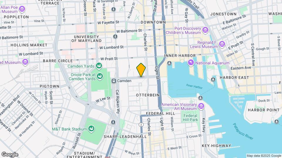 123 W Conway St Map and Location Details