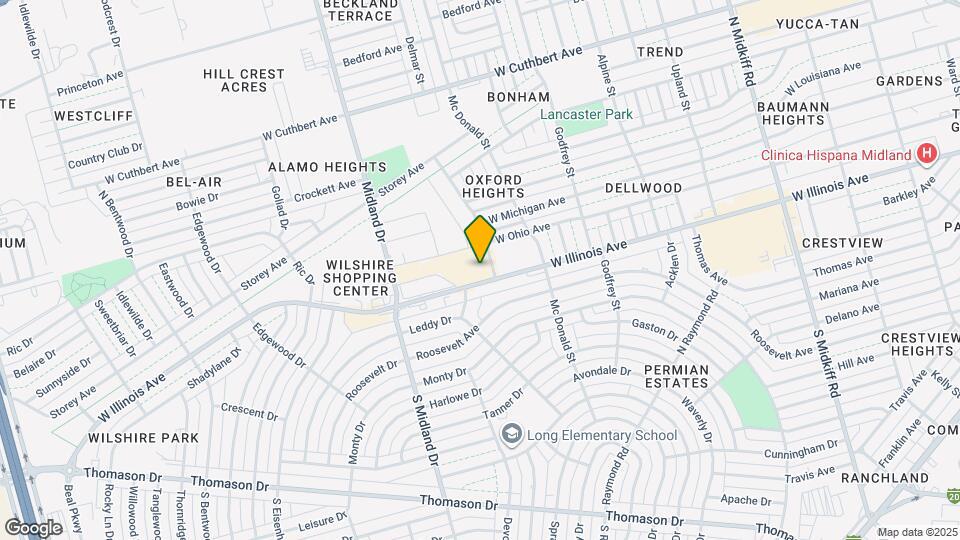 4100 W Illinois Ave Map and Location Details