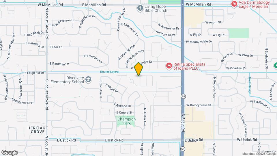 3949 N Amberwood Ave Map and Location Details