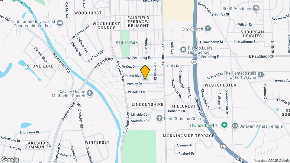 308 Pursley Dr Map and Location Details