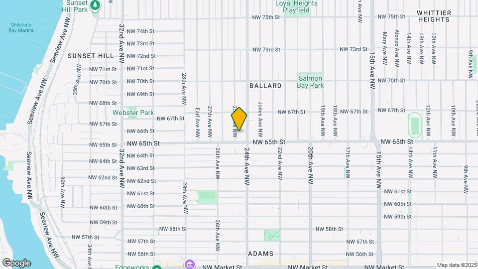 6518 25th Ave NW, Unit 2 Mapa y Detalles de la Ubicación