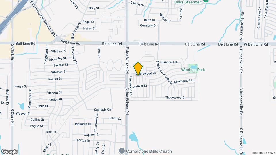 208 Rosewood Ln Map and Location Details