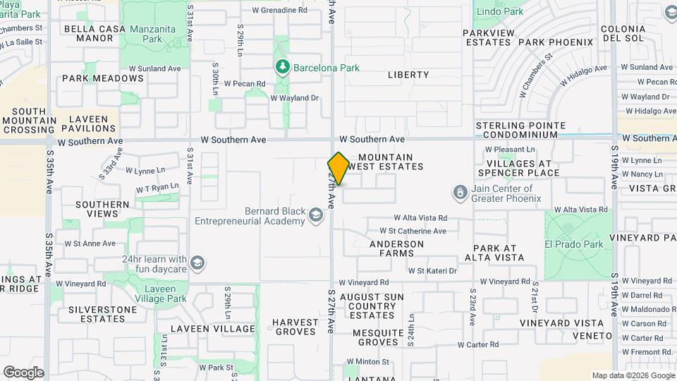 6308 S 26th Dr Map and Location Details