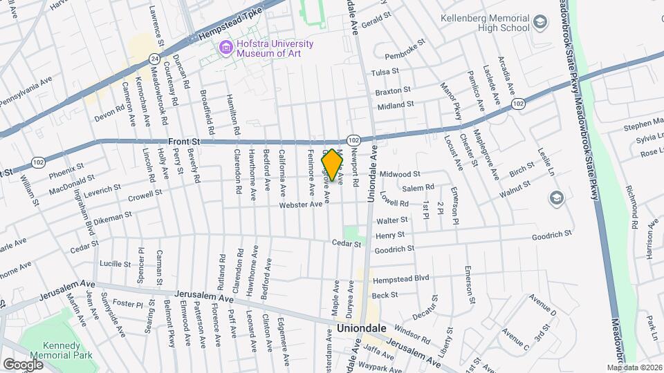 343 Greengrove Ave Map and Location Details