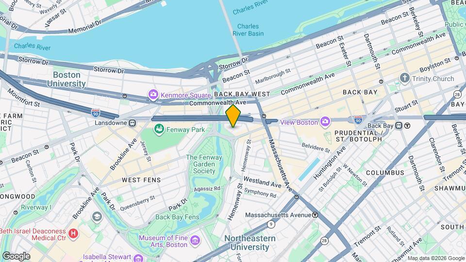 50 Charlesgate E Map and Location Details