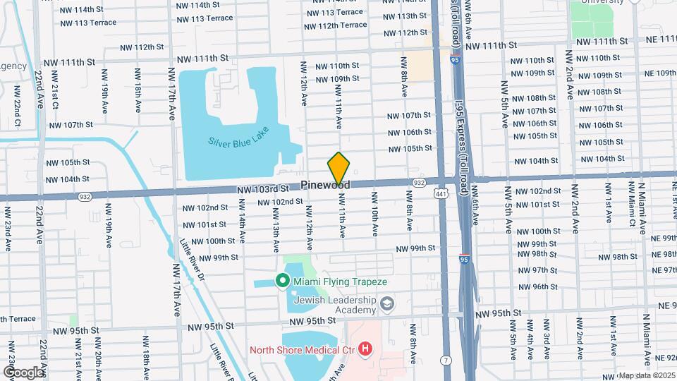 1102 NW 103rd St Map and Location Details