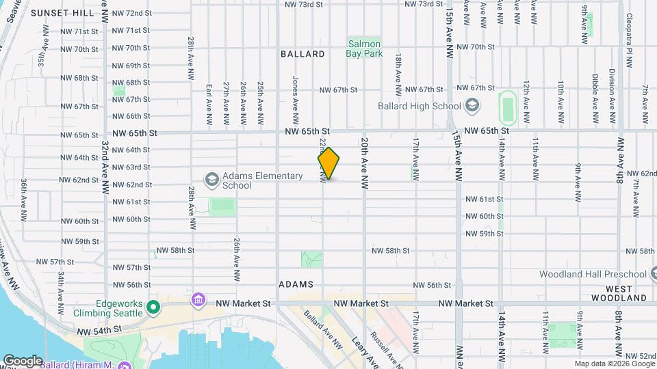 6116 22nd Ave NW Map and Location Details