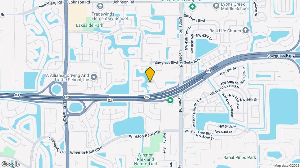 4834 NW 58th Manor Map and Location Details