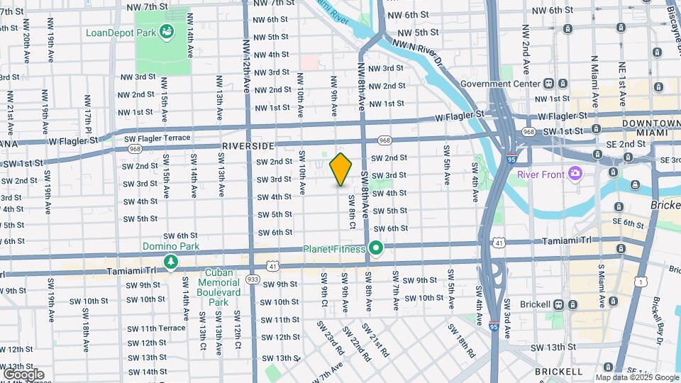 345 Sw 9 Ave Map and Location Details