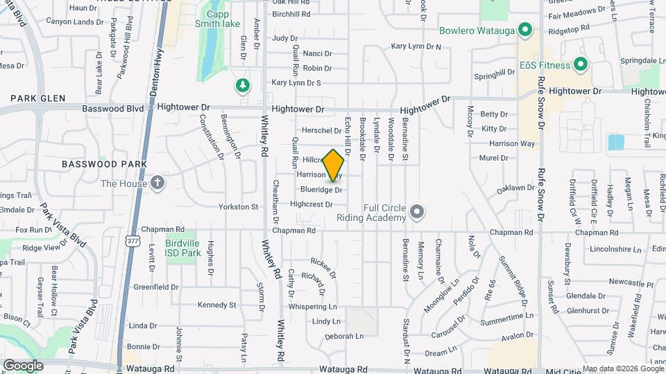 6041 Blueridge Dr Map and Location Details