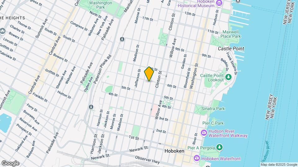 536 Grand St Map and Location Details