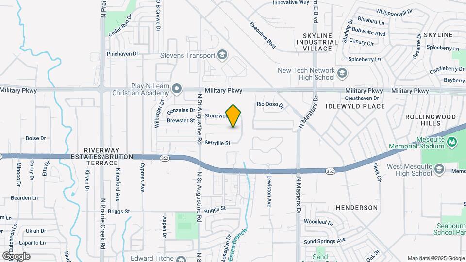9727 Pinehurst Ln Map and Location Details