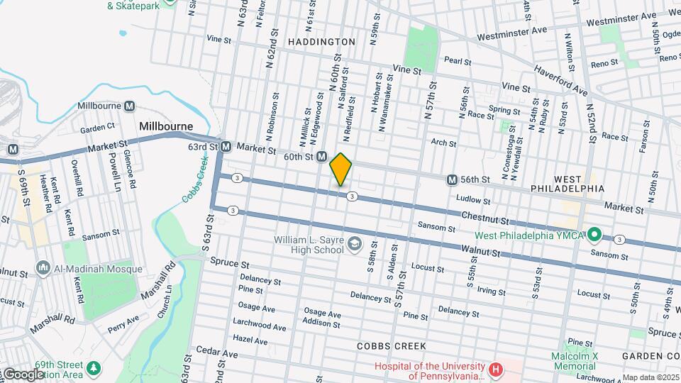 5913 Chestnut St Map and Location Details