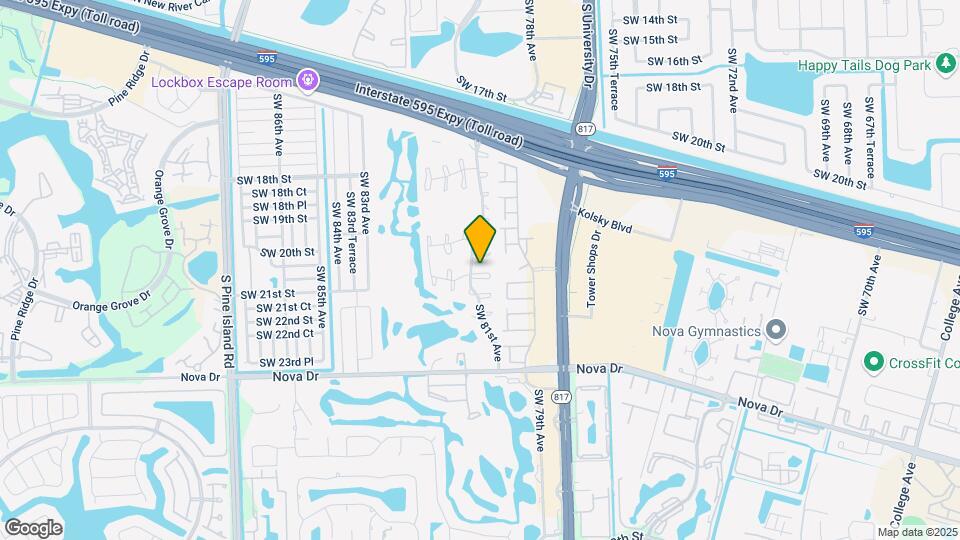 8045 SW 21st Ct Map and Location Details