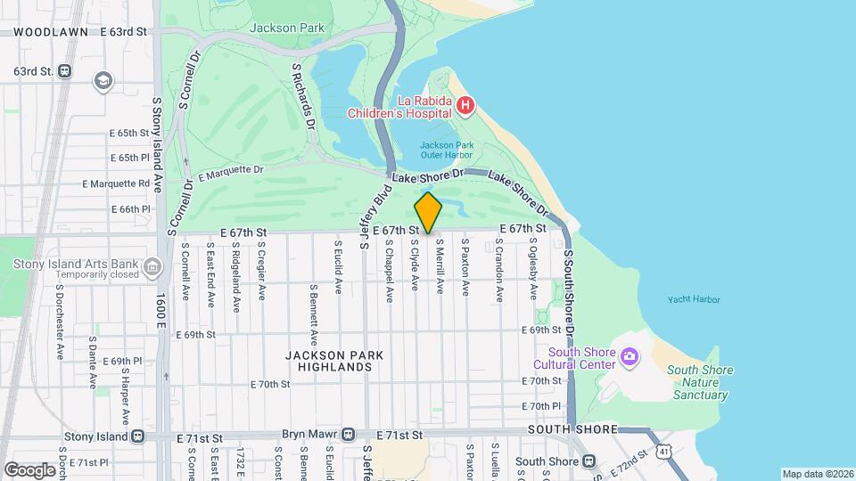 6716 S Merrill Ave, Unit 2E Map and Location Details