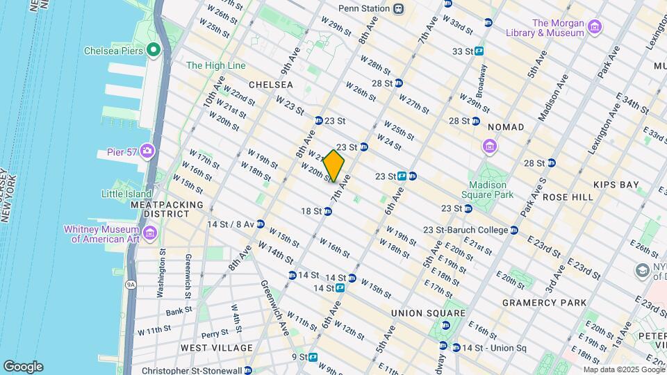 200 W 20th St Map and Location Details