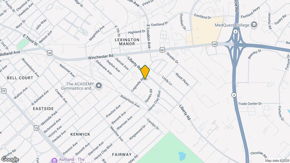 1105 Sparks Rd Map and Location Details