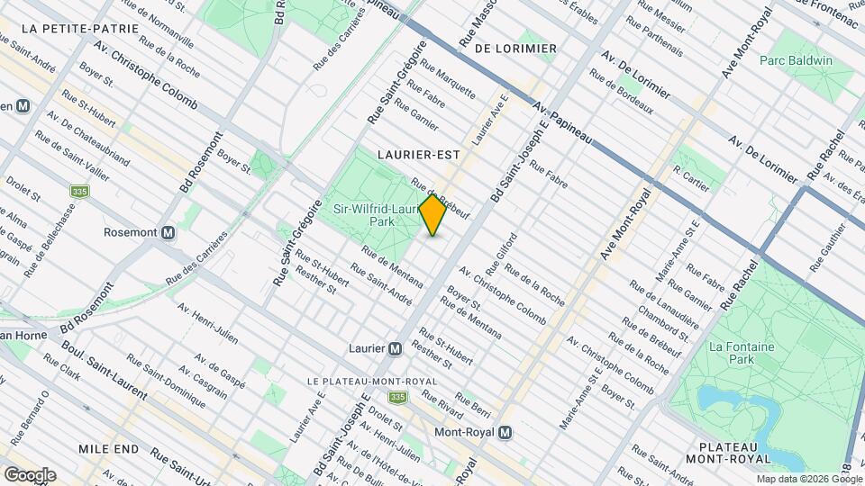 5057-5065 Christophe-Colomb Av Map and Location Details