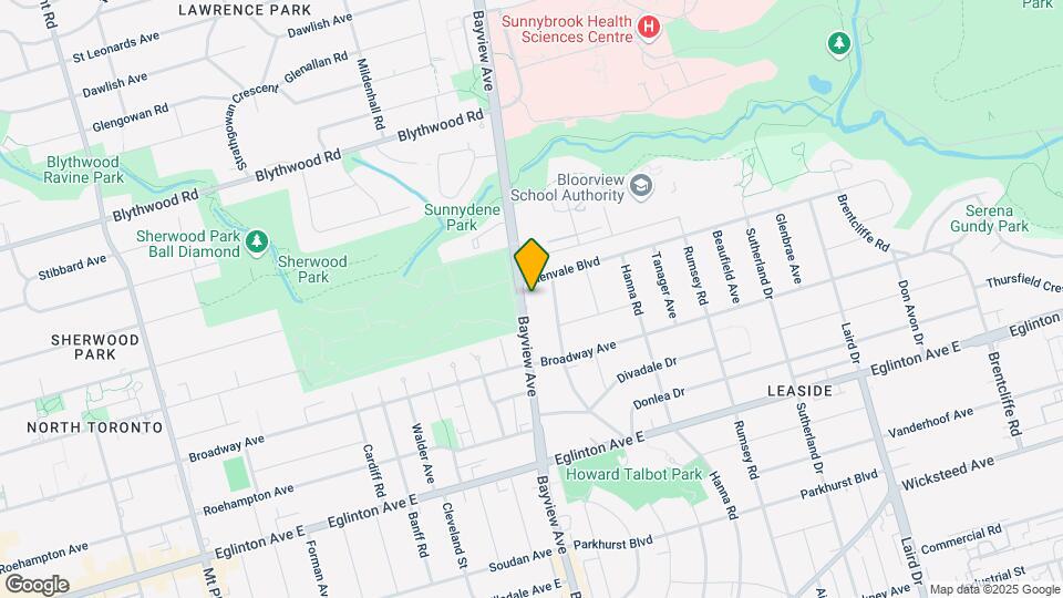 1903 Bayview Ave Map and Location Details