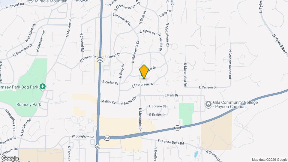 502 N William Tell Cir Map and Location Details