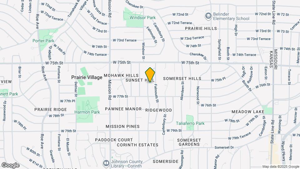 7617 Windsor St Mapa y Detalles de la Ubicación