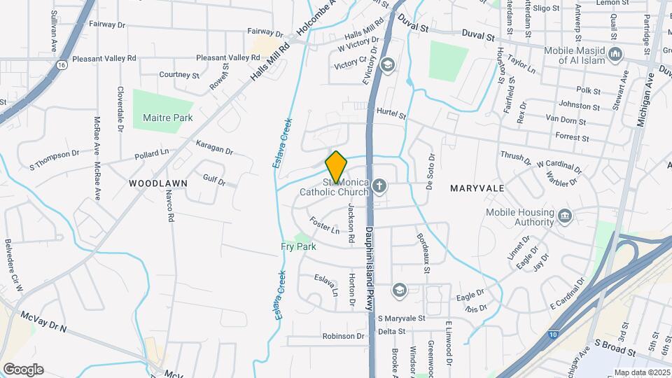 2058 Holmes Dr Map and Location Details