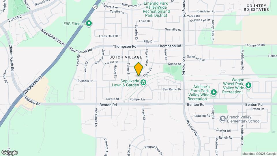 36329 Capri Dr Map and Location Details