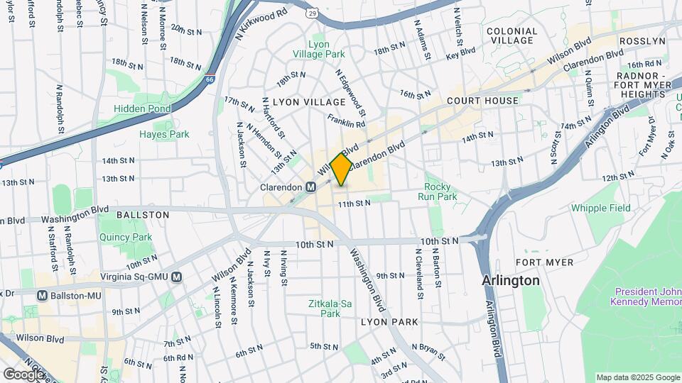 1220 N Fillmore St Map and Location Details