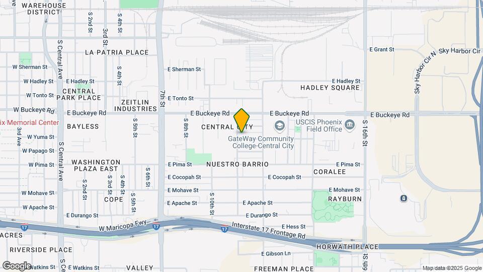 1106 E Yuma St Map and Location Details