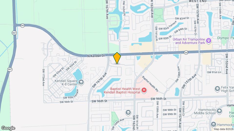 16605 SW 90th St Map and Location Details