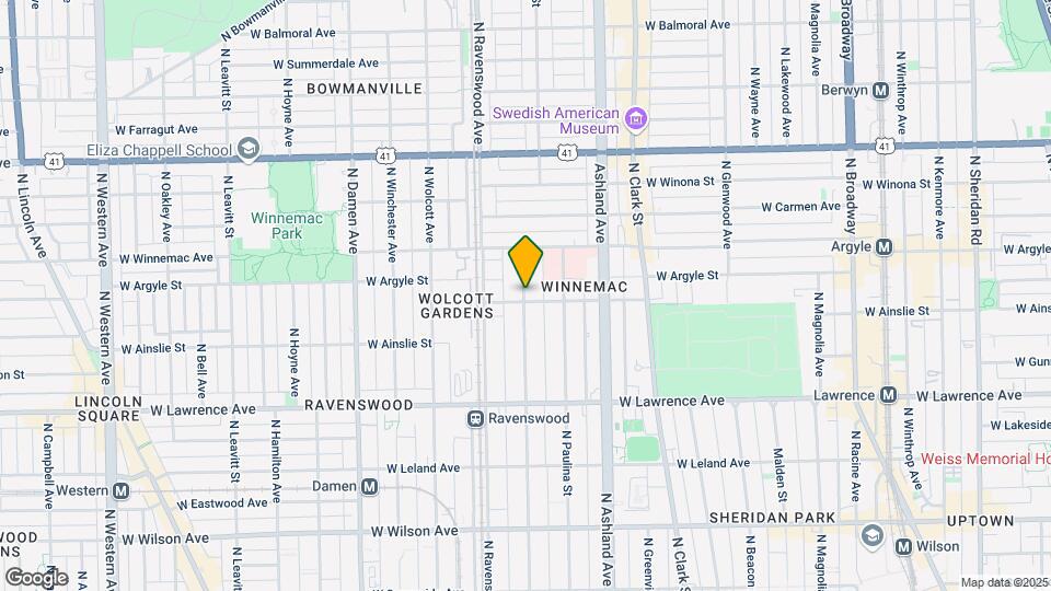 4923 N Hermitage Ave Map and Location Details
