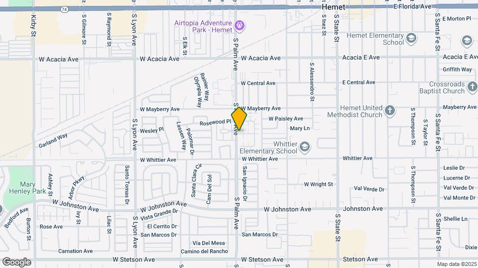 888 Ponderosa Dr Map and Location Details