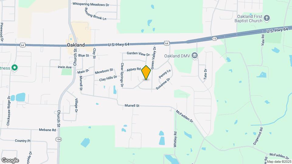 185 Mossy Springs Dr Map and Location Details