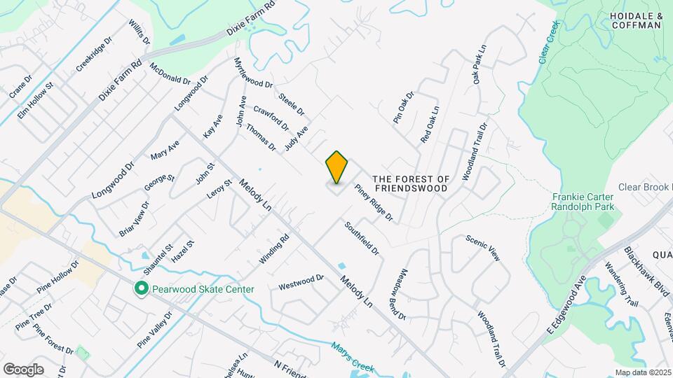 501 Pine Bluff Dr Map and Location Details