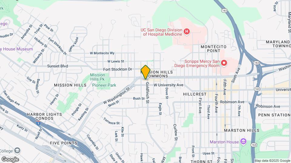 3970 Goldfinch St Map and Location Details