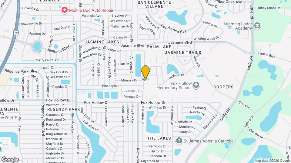 10120 Willow Dr Map and Location Details