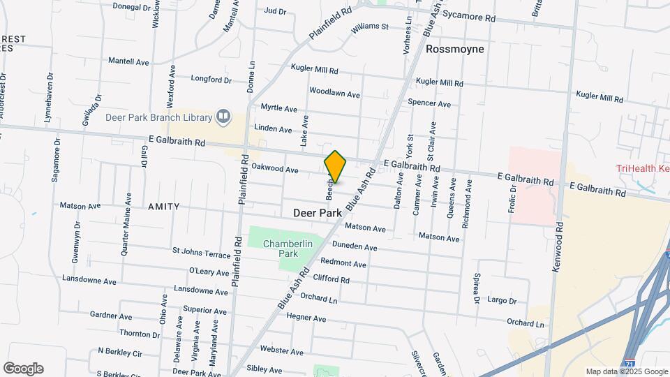8022 Beech Ave Map and Location Details