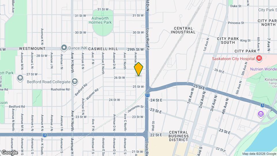 412 B Av N Map and Location Details