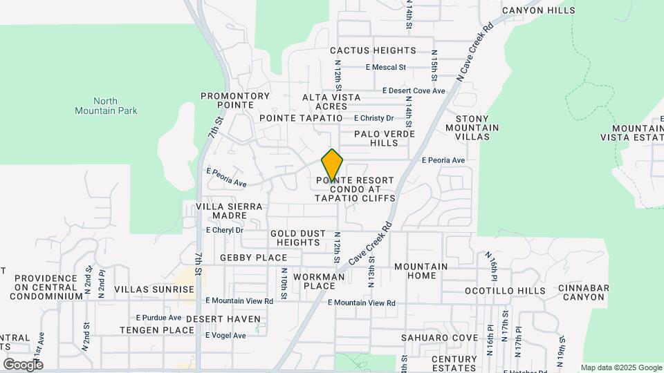 10407 N 11th Pl Mapa y Detalles de la Ubicación
