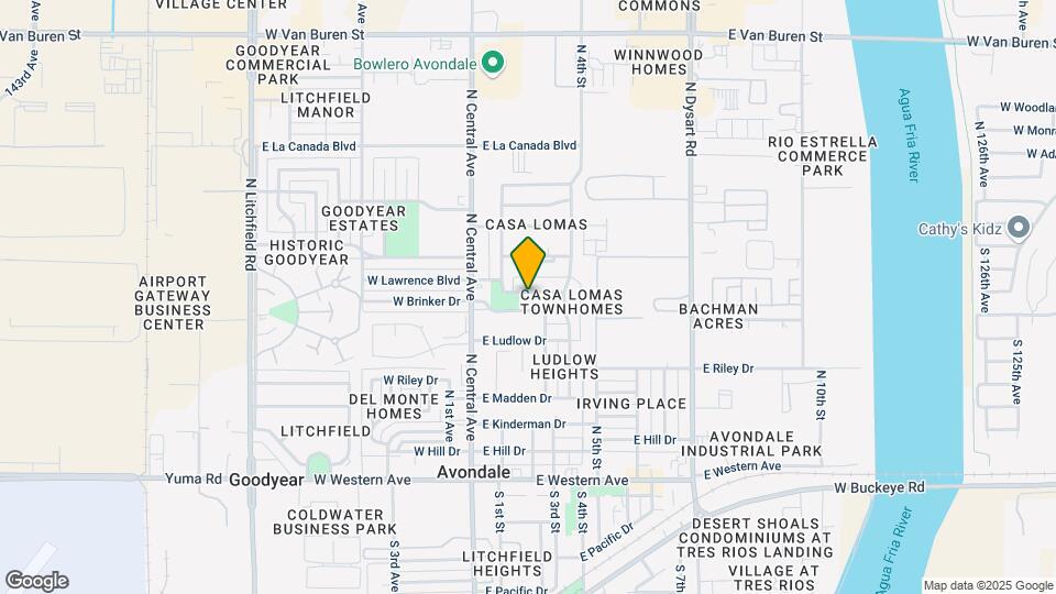 203 E Lawrence Blvd Map and Location Details