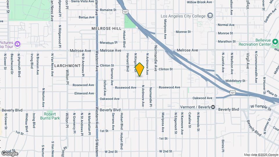 4517 Maplewood Ave Map and Location Details