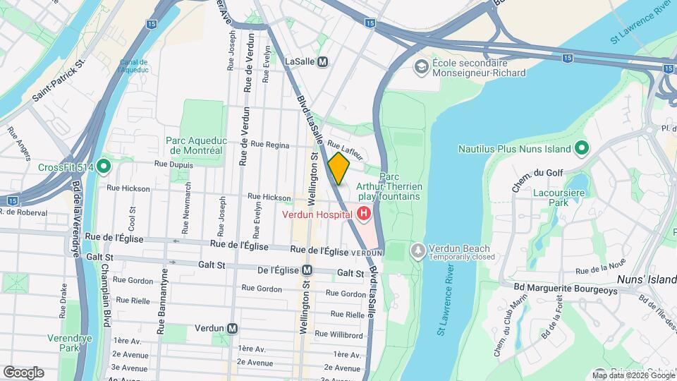 3876 - 3886 Lasalle Boul Map and Location Details